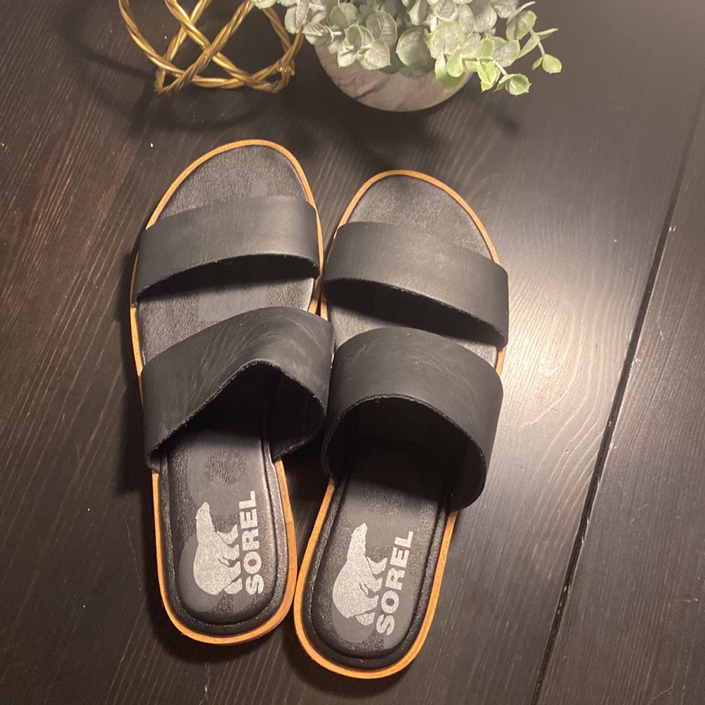 Sorel Leather Ella Sandal - Picture 2 of 5